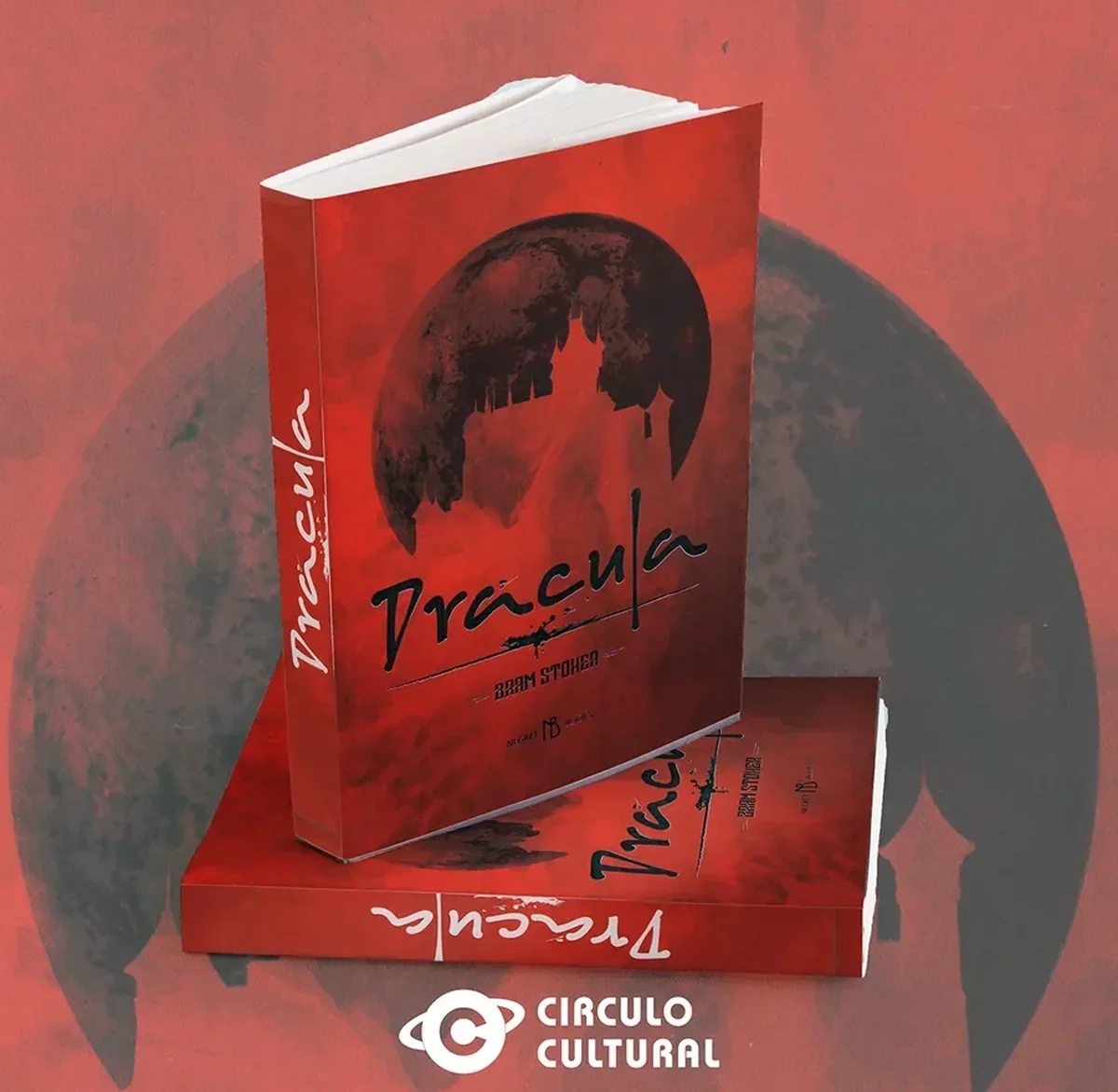 Mockup editorial del libro Drácula para Círculo Cultural