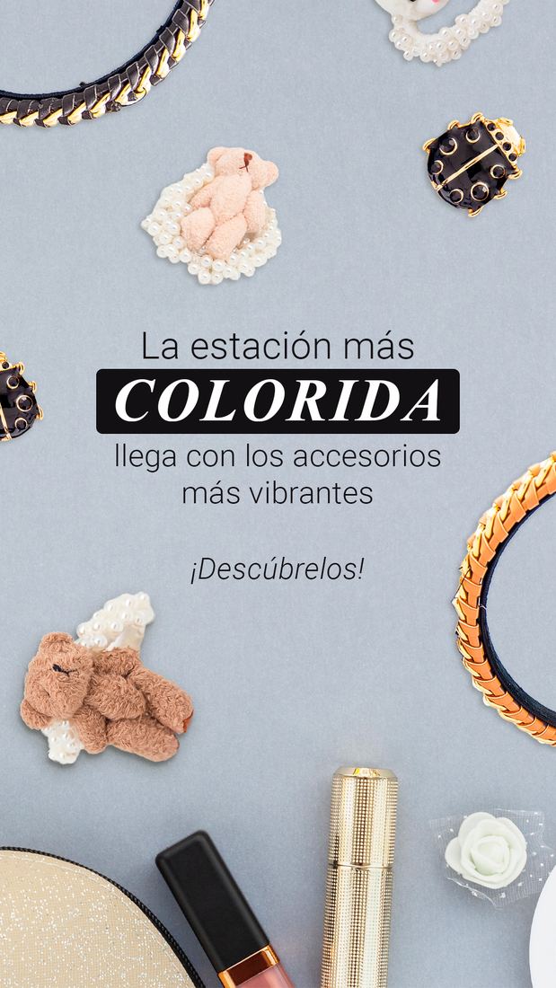 La estacion mas colorida llega con los accesorios mas vibrantes.