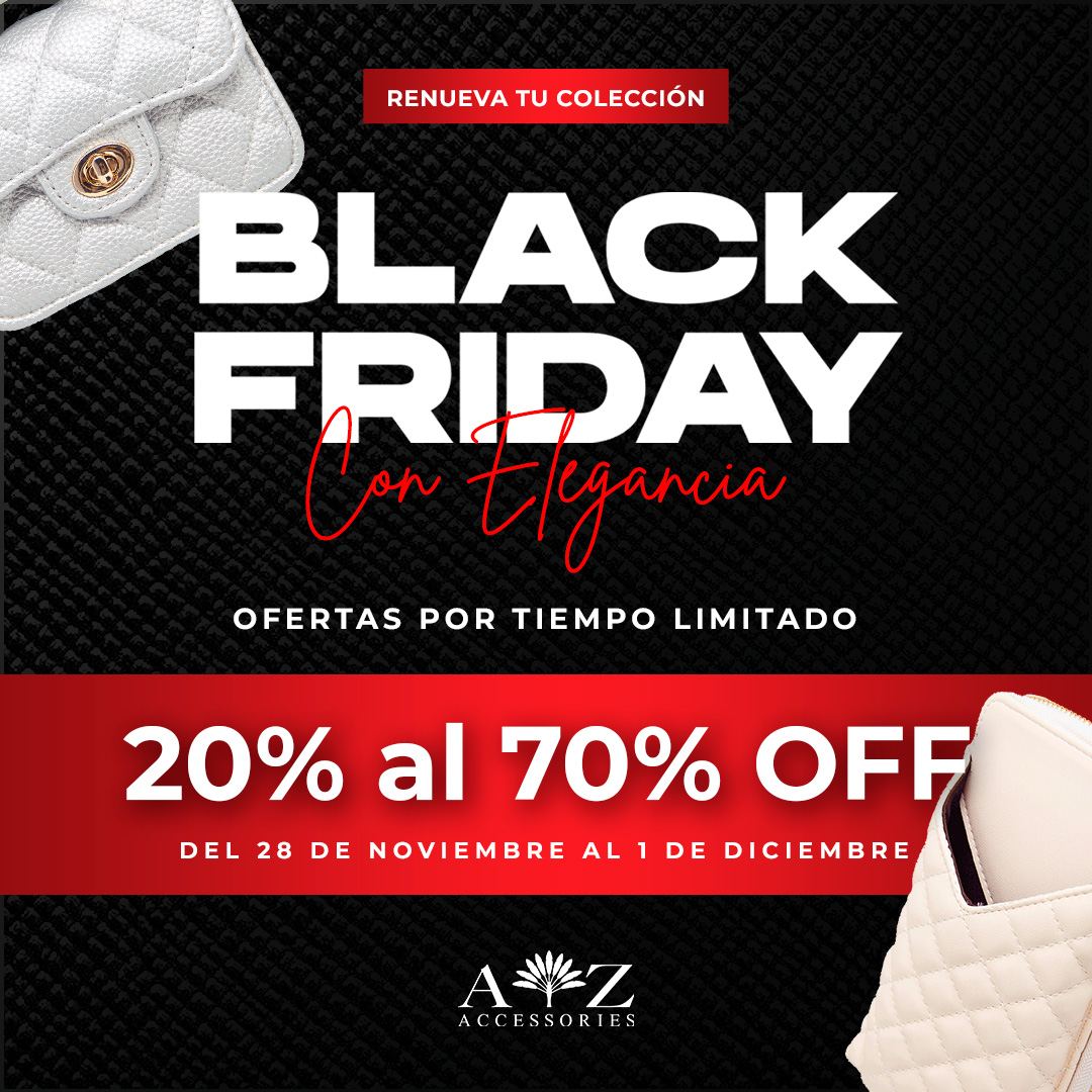 Black Friday con elegancia. El rojo entra solo en esta campana y sale apenas termina.