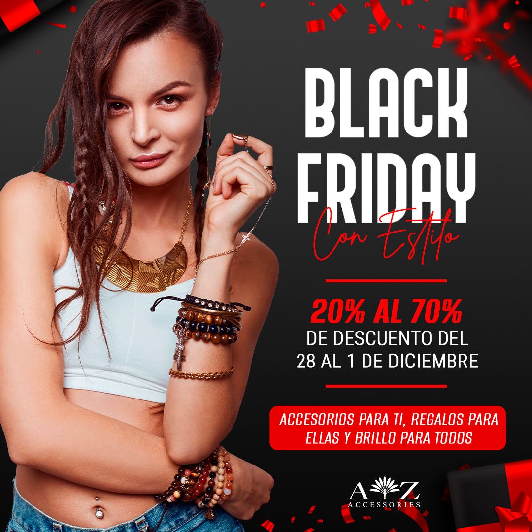 Segunda pieza de Black Friday, con la misma tipografia y otra composicion.