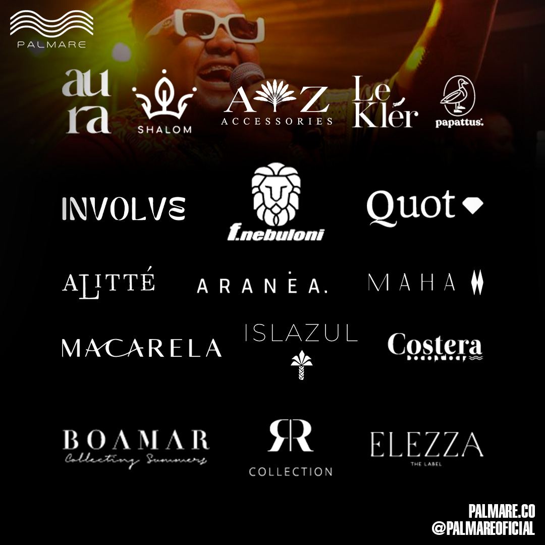 El muro de marcas participantes. Veinte logotipos ajenos puestos a convivir sin que ninguno grite.