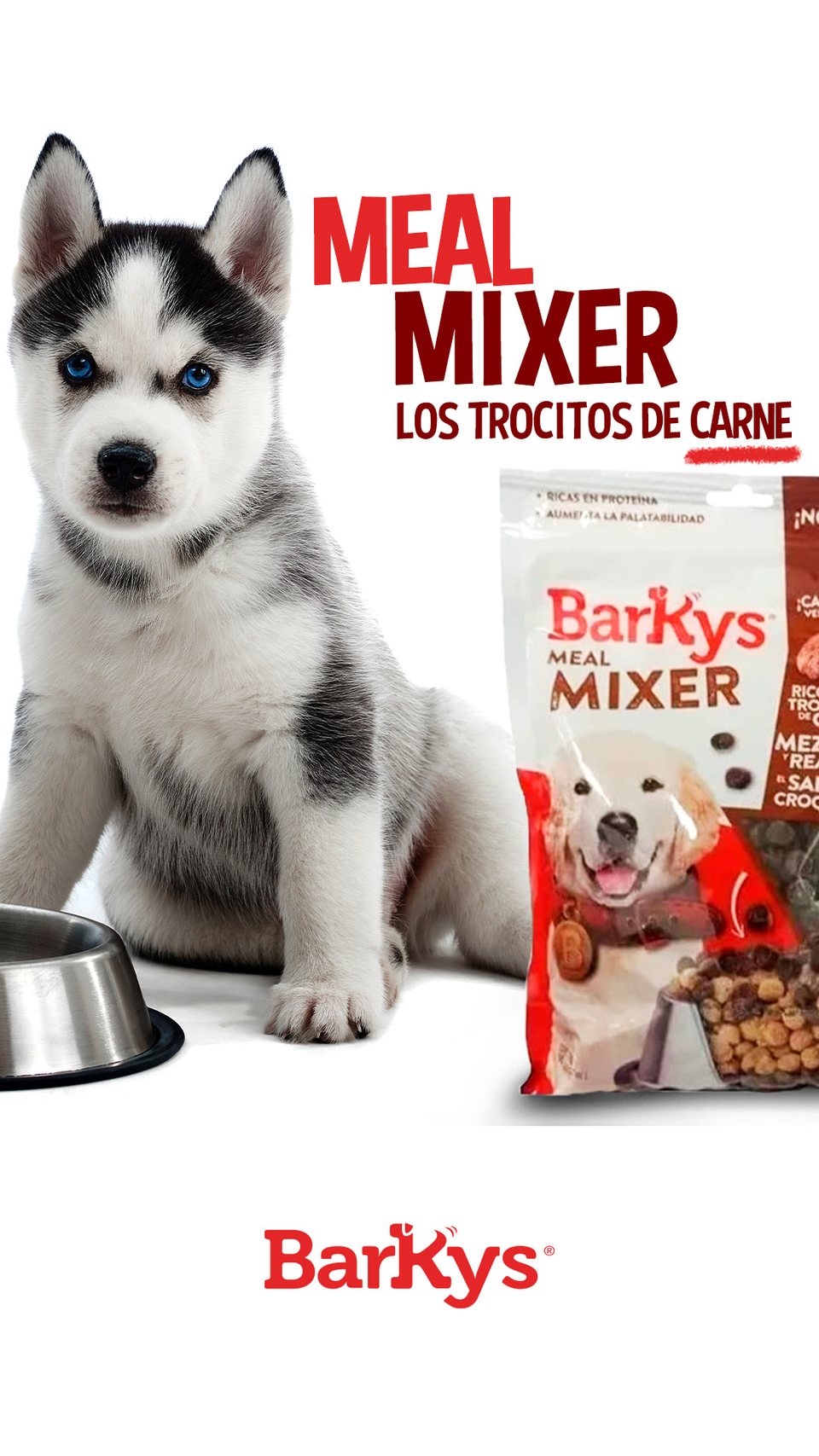 Meal Mixer · el titular baja y el producto sube