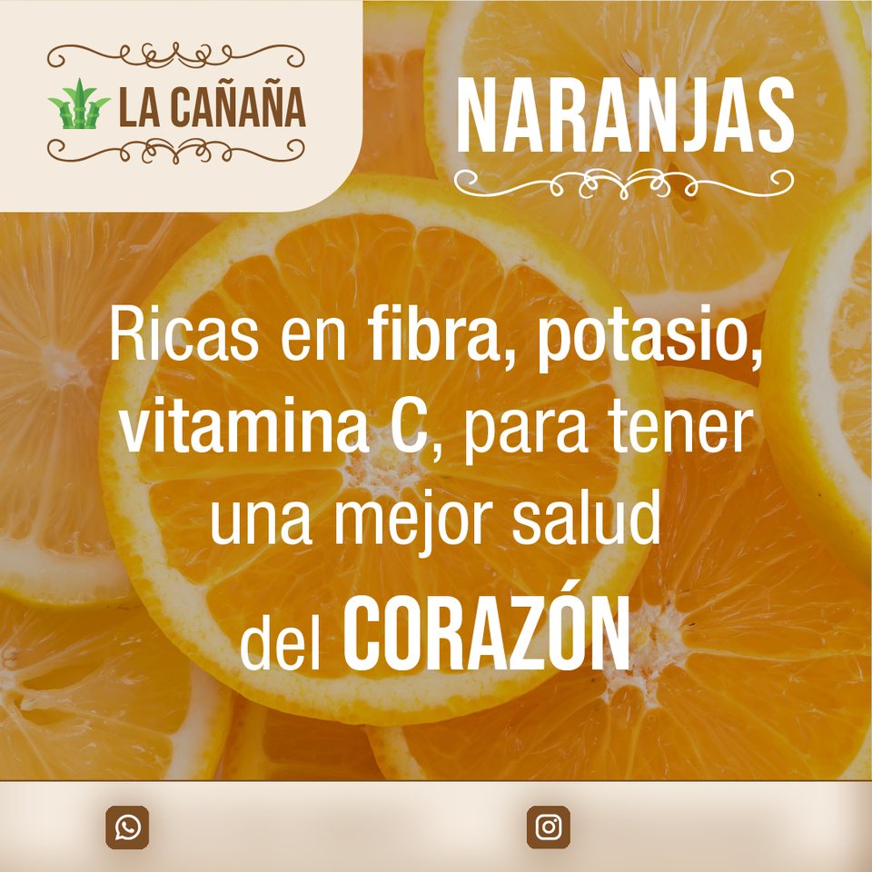 Naranja sobre fondo de rodajas de cítricos: fibra, potasio y vitamina C
