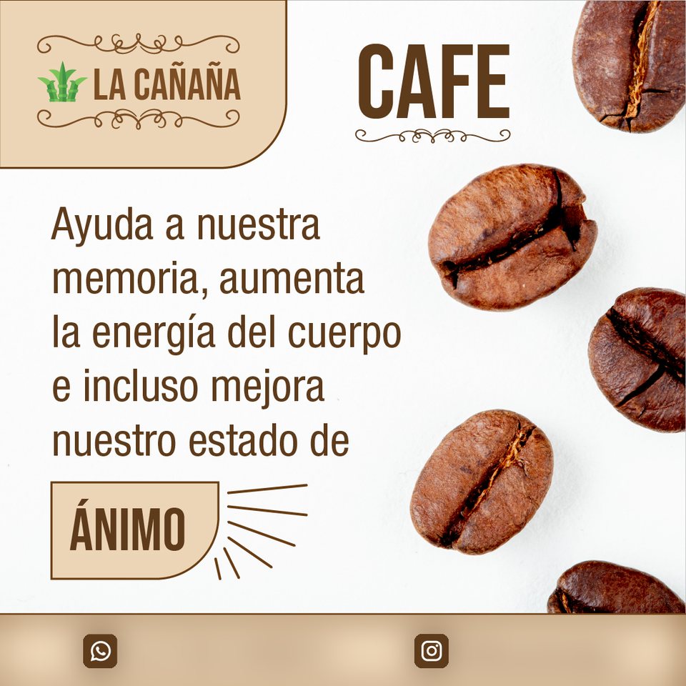 Café: granos en primer plano, los beneficios en memoria, energía y ánimo