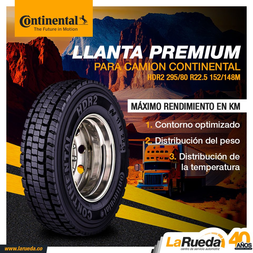 Pieza de feed destacando la línea de llantas Continental TT y Reencauche