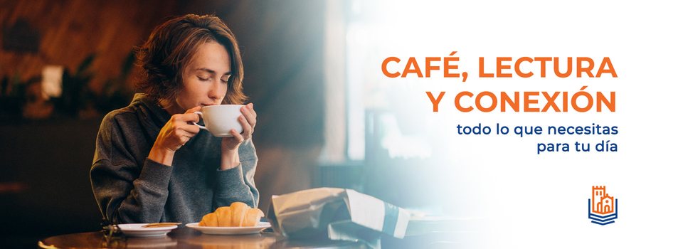 Café, lectura y conexión: el bloque de texto pasa a la derecha