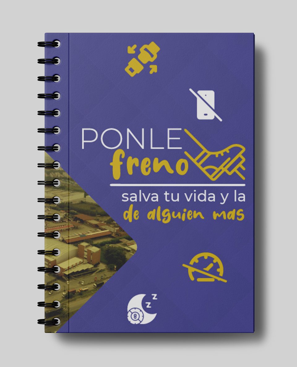 La libreta en la versión azul de la campaña