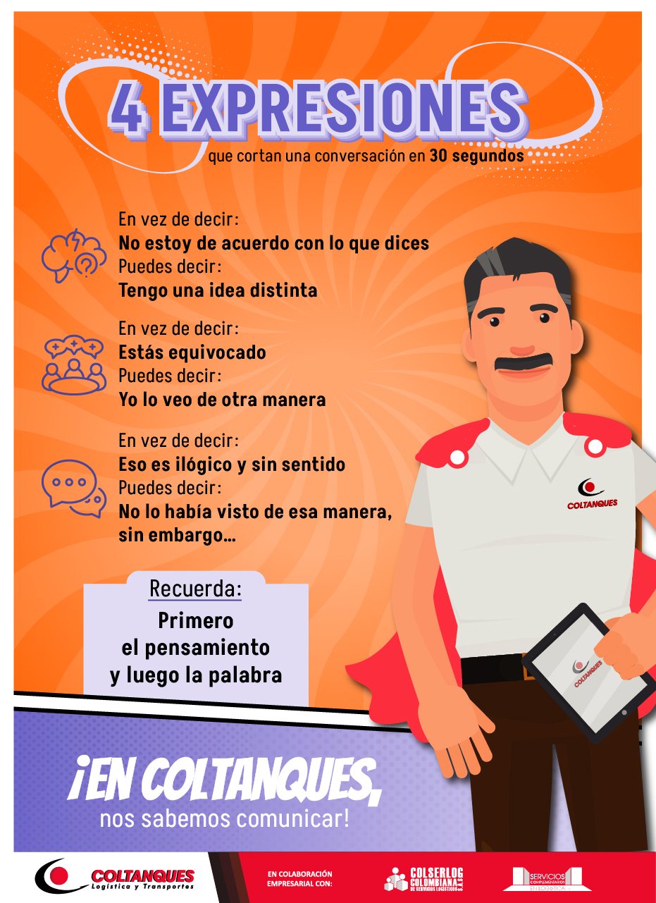 Cápsula 7, cuatro expresiones que cambian una conversación en treinta segundos