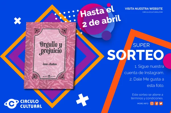 Pieza del sorteo de boletas para la Feria del Libro