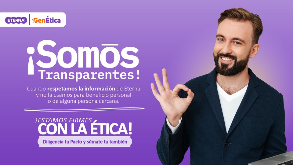 Somos transparentes, versión horizontal para las pantallas