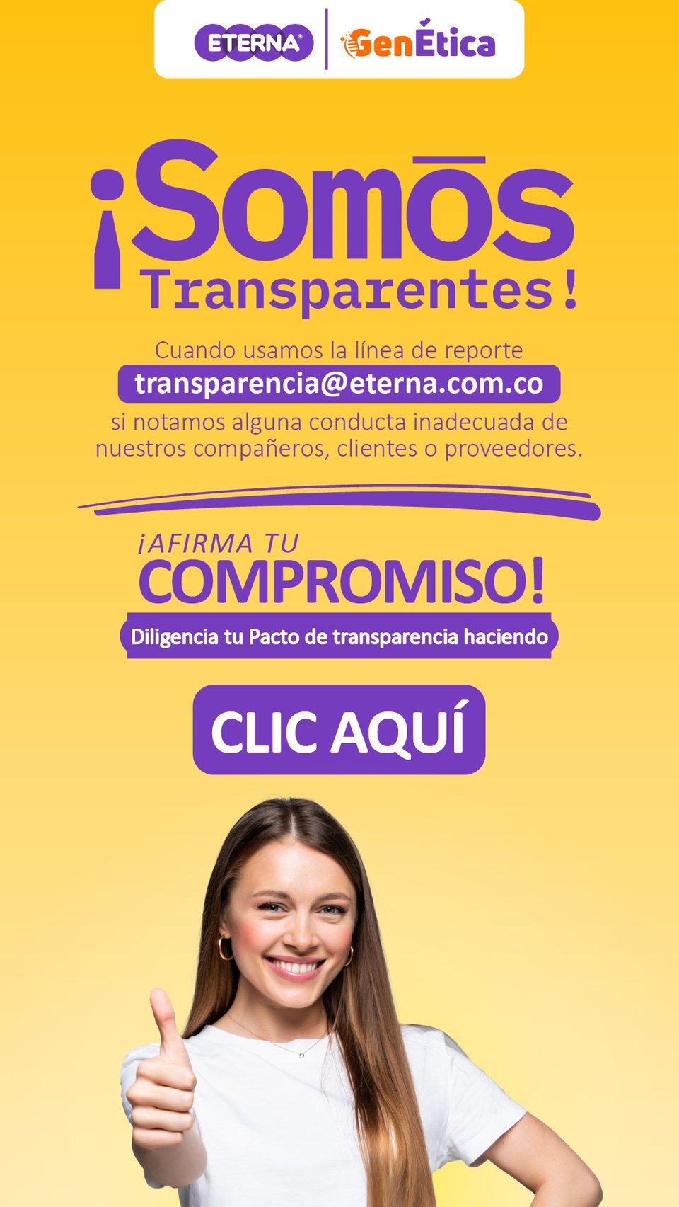 Seremos herméticos, versión vertical