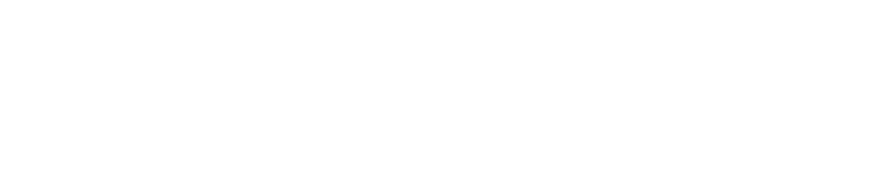 Logo horizontal en blanco sobre rojo