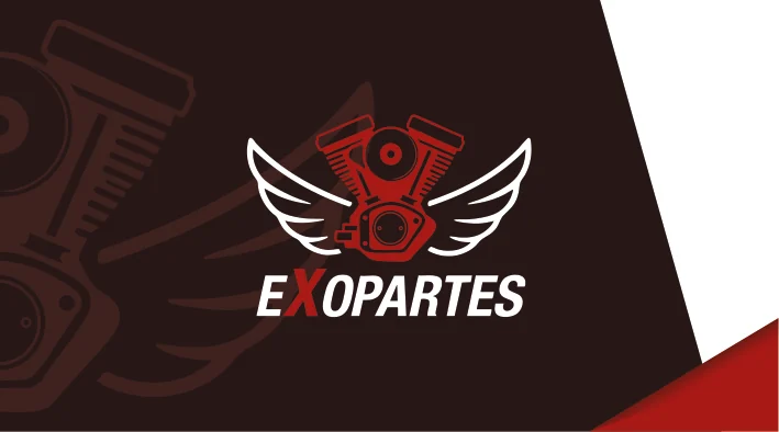 Reverso de la tarjeta de presentación de Exopartes