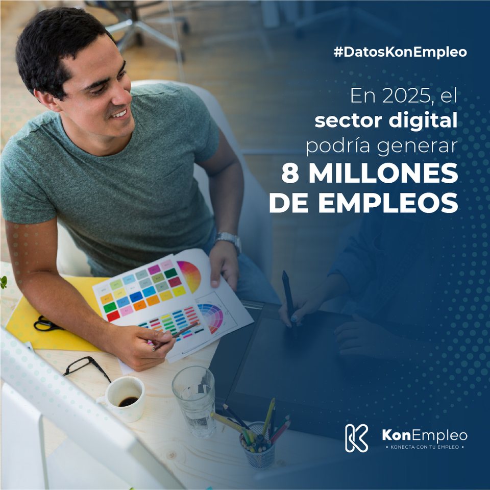 En 2025, el sector digital podría generar 8 millones de empleos · 1 jul 2023
