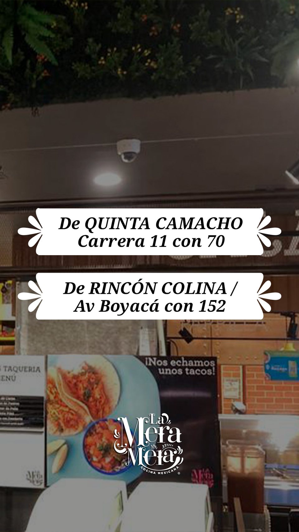 Las dos sedes de Carulla donde encontrar los productos: Quinta Camacho y Rincón Colina