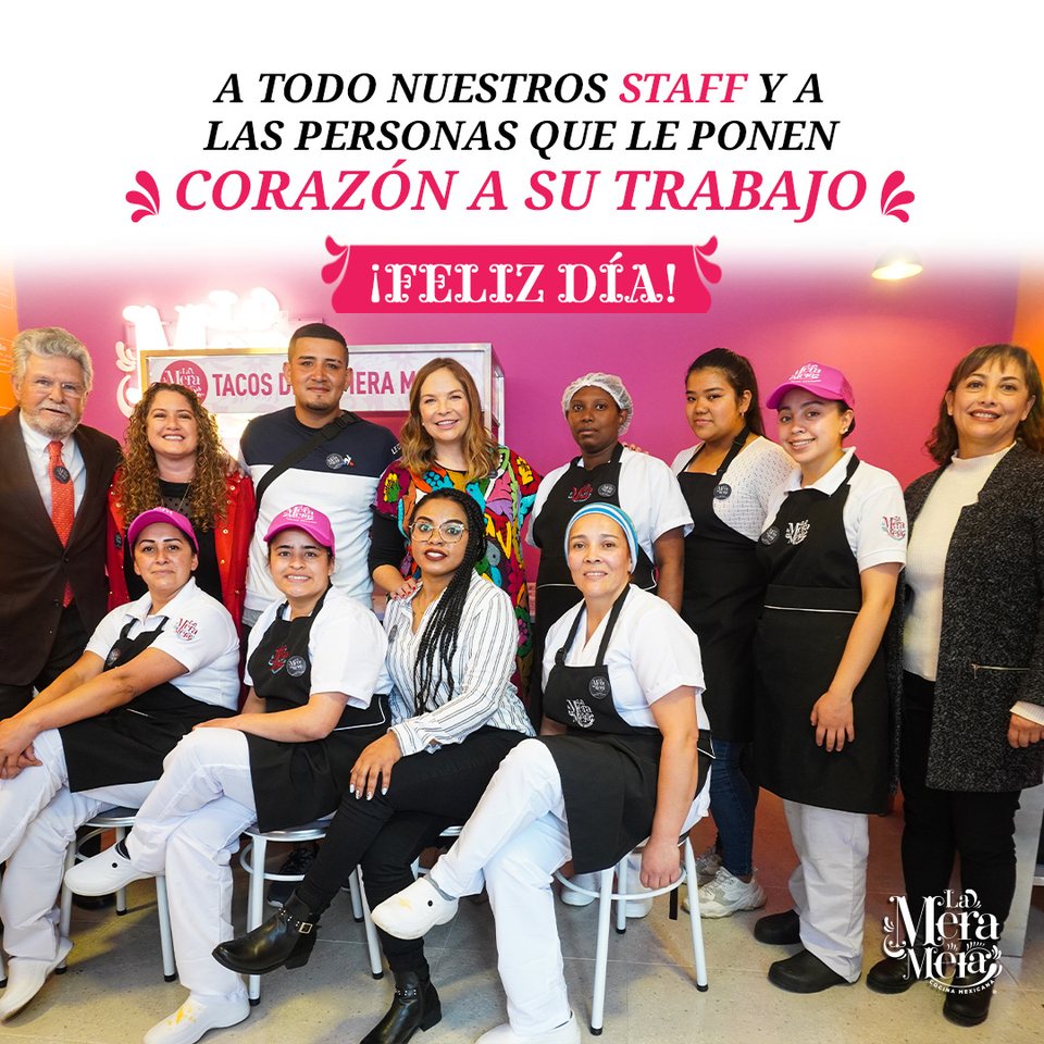 A todo nuestro staff y a las personas que le ponen corazón a su trabajo: ¡feliz día!