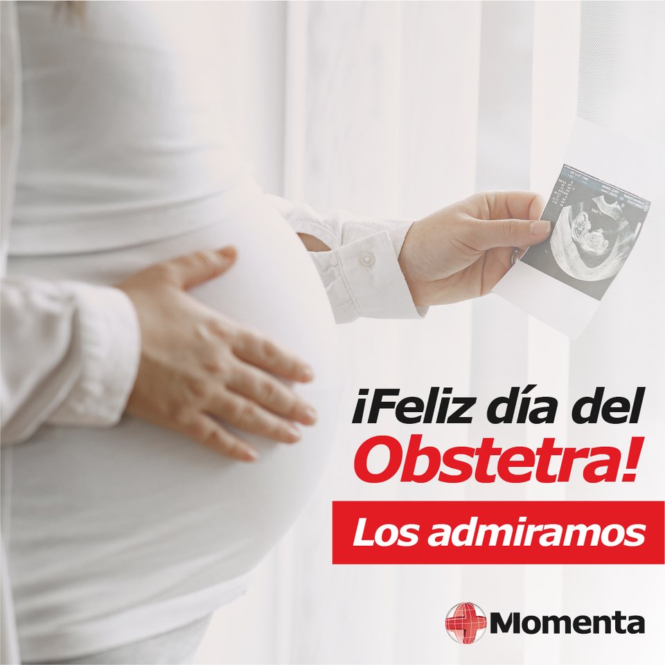 Agosto de 2022. Momenta con su sistema original: rojo, isotipo circular y tipografía condensada.